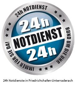 24h Schlüsselnotdienst Friedrichshafen-Unterraderach