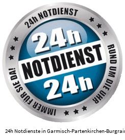 24h Schlüsselnotdienst Garmisch-Partenkirchen-Burgrain
